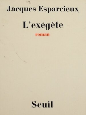 cover image of L'exégète